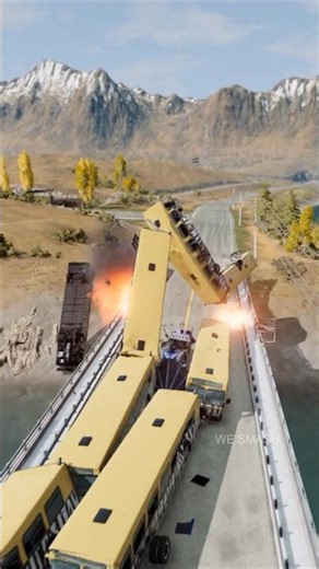 Monster Trucks & School Bus Crash Test