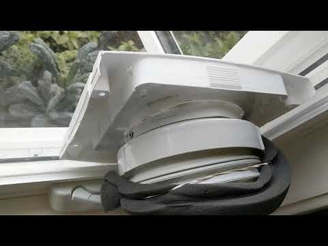 Install/Mount Window Air Conditioner with CLEAR plastic PLEXIglass! Better than WOOD...