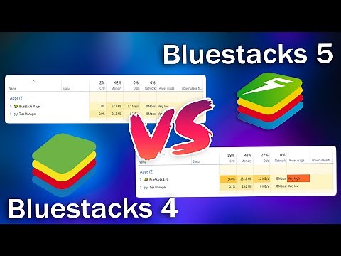 Bluestacks 4 vs Bluestacks 5 Performance comparison.