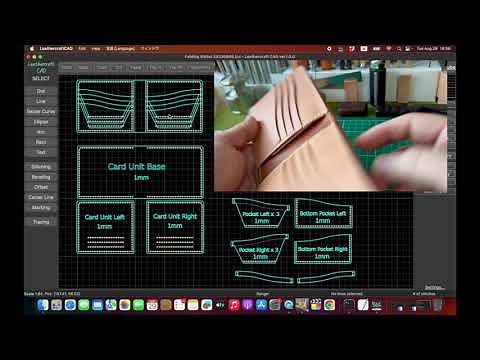 Leathercraft CAD Introduction, A Free CAD software for Leather Craft for Windows and macOS
