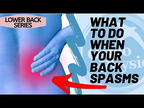 What to do when your back spasms
