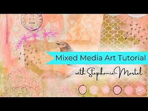 Easy Mixed Media Art Tutorial With Acrylics and Papers