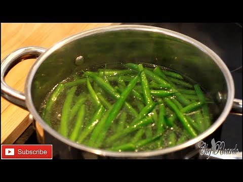 How To Cook Your String Bean The Perfect Accompliment For A Healthy Meal!! | Recipes By Chef Ricardo