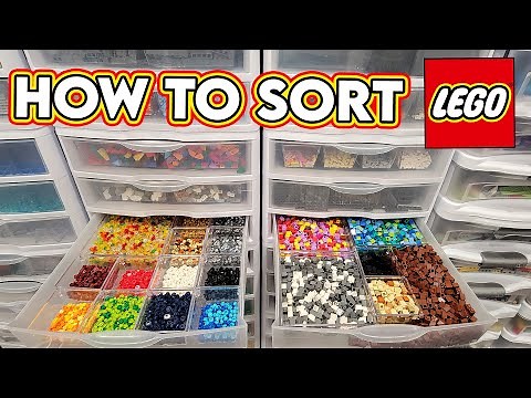 How To SORT LEGO LIKE A PRO with Mrs Bricksie!