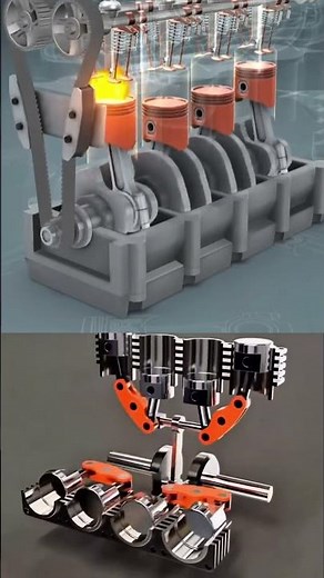 How a Piston Converts Power into Motion | mechanism # #machine #viralvideo