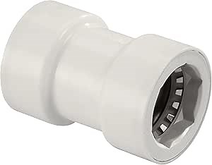 Orbit 33776 Coupling PVC-Lock, 1/2", White