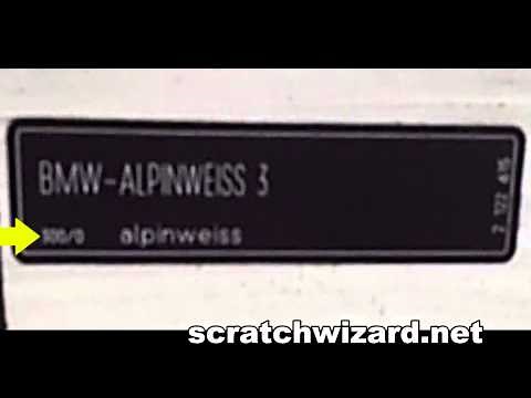 How To Find Your BMW's Paint Code