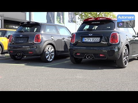 2015 MINI JCW vs. Cooper S Tuning KIT - SOUND battle (1080p)