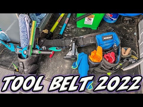 MY 2022 WINDOW CLEANING TOOL BELT