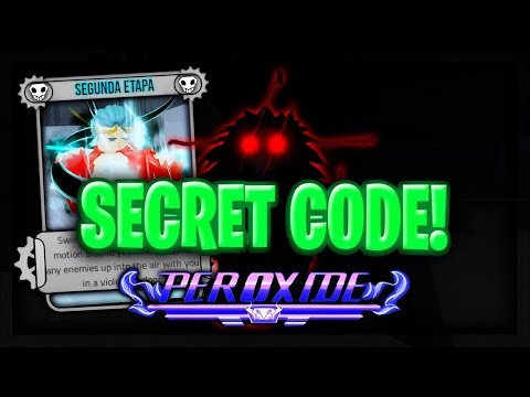 PEROXIDE SECRET CODES! Roblox