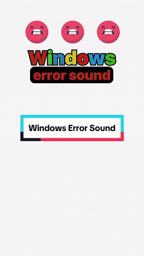 Windows Error Sound Compilation