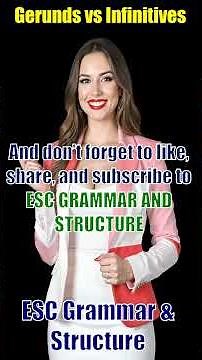 Gerunds vs Infinitives | I Enjoy Swimming vs I Want to Swim | ESC_Grammar & Structure