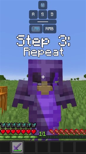 HOW TO COMBO 😎(S Tap) #minecraft