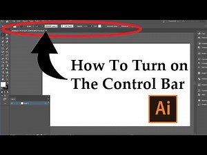 How to get the Illustrator Control Bar | Top Tool Bar | Missing Tool bar?