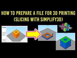 Slicing a 3D Model with Simplify3D - Support Material Included