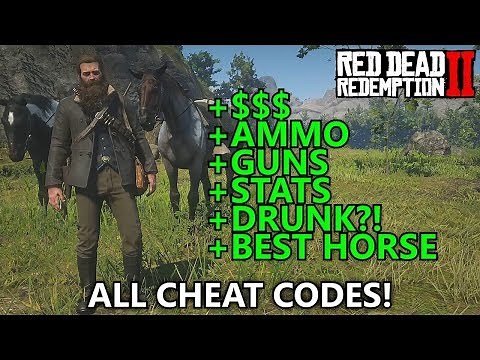 Red Dead Redemption 2 - All Cheat Codes (Infinite Money, Max Ammo, Spawn War Horse, Best Stats, etc)
