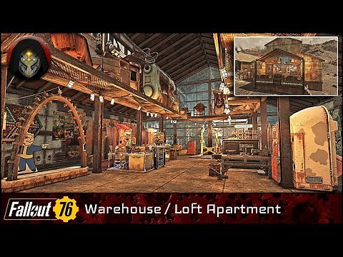 FALLOUT 76 | Warehouse / Loft Apartment Camp.