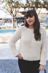 Simple Knit Sweater • Sewrella