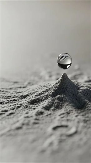 Slow Motion Water Droplet on Sand SlowMotion#WaterDrop#Sand#Impact#Physics#asmr#ASMR#Satisfying