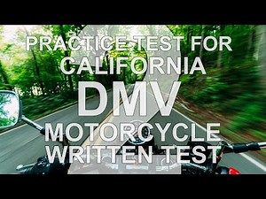 Ace Your California DMV Motorcycle Written Permit Test - Part 2