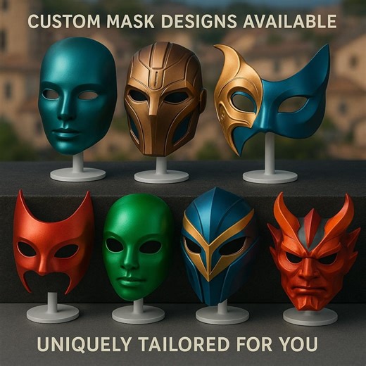 Custom 3D Printed Mask: Upload Your Design - Etsy