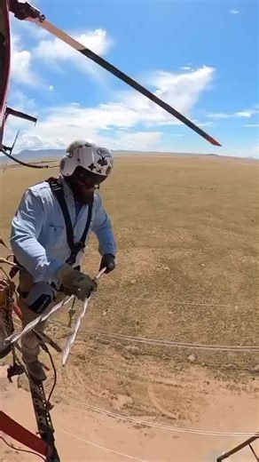 Helicopter Power Line Maintenance Explained