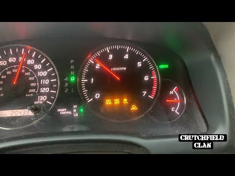 Lexus GX470 VSC Trac, VSC Off, traction control and check engine light came on! What now?