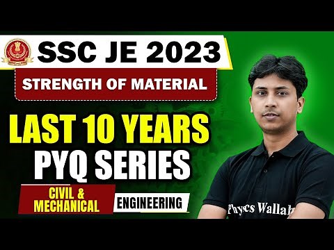 Strength of Materials | SSC JE Previous Year Question Paper | Mechanical & Civil | SSC JE 2023