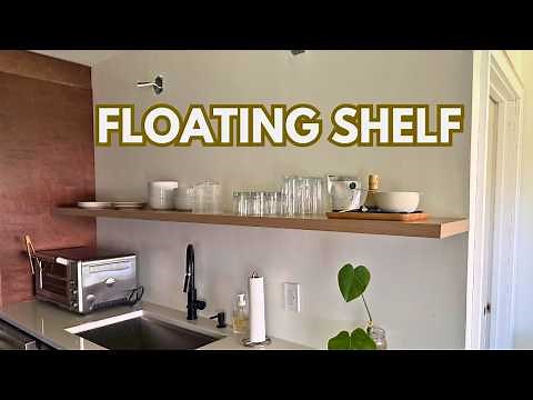How to Build a Floating Shelf with Sturdy Hidden Brackets (DIY Tutorial)