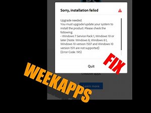 Adobe Premiere Pro 2020 Error Code 195 Fix Install Error