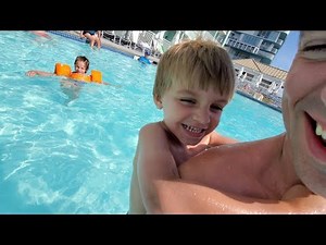 CRAZY KID JUMPS ON ME IN HOTEL SWIMMING POOL | Ocean City MD Vacation 2019 #5