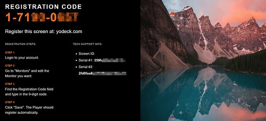 Setting up a Yodeck Web Player - Yodeck Documentation