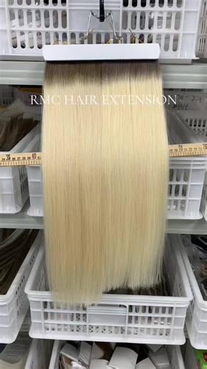 Genius weft with custom colors is from RMC. Does anyone like this one? #salon #hairshop #beautyshop #virginhair #hairart #hairextensions #hairweft #geniusweft #fyp #fyppppppppppppppppppppppp