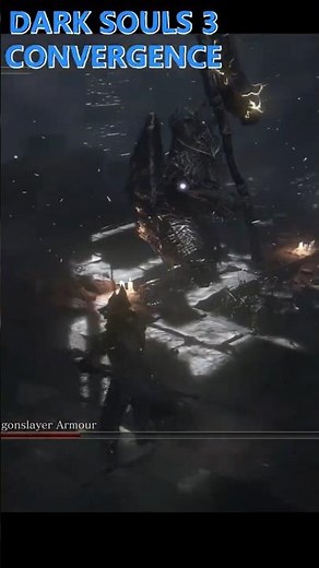 Dragonslayer armour boss fight dark souls 3 convergence gameplay shorts epic #bossfight #darksouls3