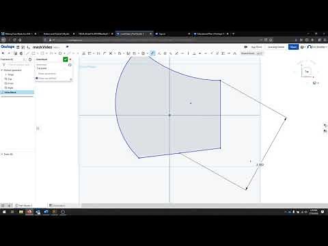 Intro to Sketching in CAD: Mask Design using OnShape