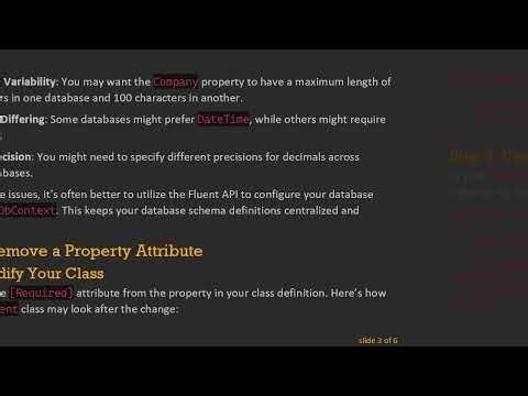 How to Remove a Property Attribute in Your C# Class
