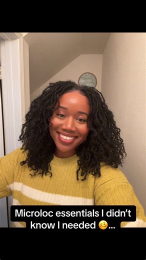 Soo if you started your microlocs DIY style or with two strand twists you may see your locs shifting in ways that you didn’t expect. Here are some tools I have used over the past year to help keep my locs moisturized, lint free and uniform ❤️ #diymicrolocs #microlocsjourney #healingjourney #loctools #microlocestablishment #microlocessentials #healingadvocate #therapistwithlocs #locbae #twostrandtwistslocs #naturalhair #naturalhairstyles #blackwomenwithlocs