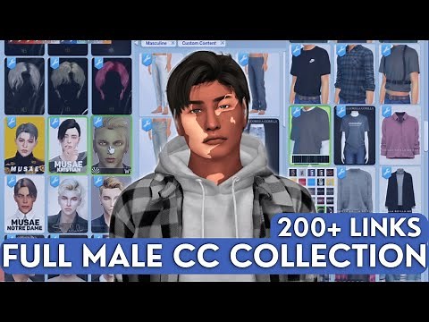 My FULL Male CC Collection! (200+ Links!) | Sims 4 CC Showcase