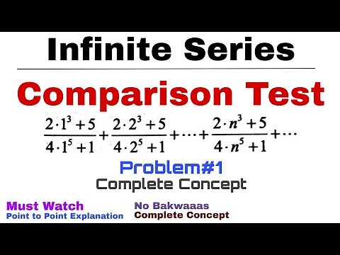 11. Comparison Test for Convergence | Complete Concept and Problem#1 | Infinite Series