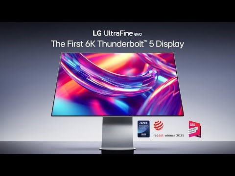 LG UltraFine evo 32U990A-S Monitor | 32" 6K Resolution Display with Thunderbolt™ 5