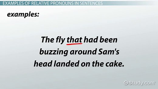 Relative Pronoun Definition & Examples