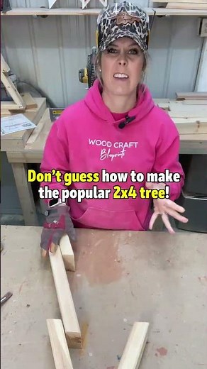Don’t guess how to make the popular 2x4 tree!