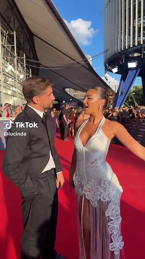 Lucinda and Sean Love Island red carpet TikTok dance