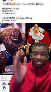ALLEN THE ALIEN VS THE THING WHO WINS⁉️#fypシ #fypシ゚viral #invincible #fantasticfour #marvel