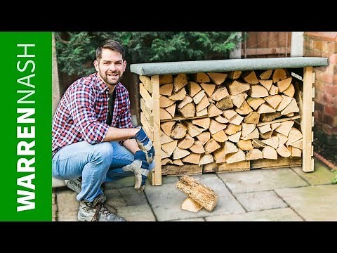 Make a Pallet Log Store IN A DAY - DIY Pallet Wood Projects by Warren Nash