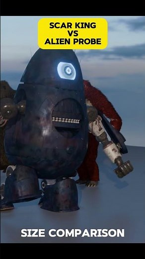 ALIEN PROBE VS SCARKING #alienprobe