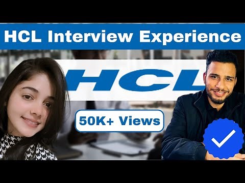HCL Interview Questions || HCL Interview Experience || HCL Interview Questions for Freshers