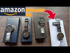 4 GÜNSTIGE Uhren für unter 40€ | Uhrenvergleich