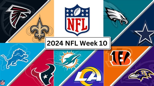 2025 NFL Week 10 Odds, Predictions and Full Schedule