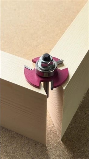using a slot cutter bit! 👍 #woodworking #shortvideo #shortsfeed #youtubeshorts #diy
